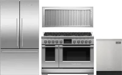 4 Piece Package Includes Refrigerator, Range, Hood And Dishwasher